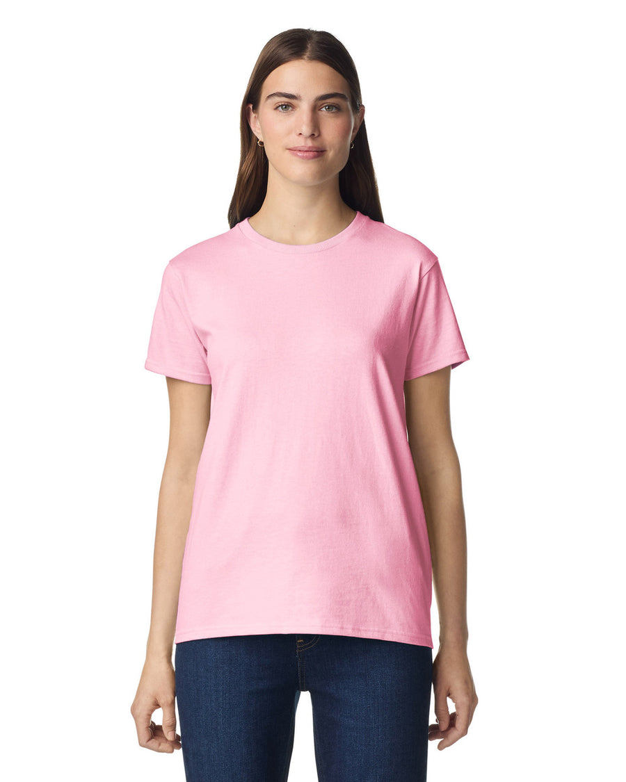 Gildan 2000L Women's Ultra Cotton T-Shirt - Light Pink - model front