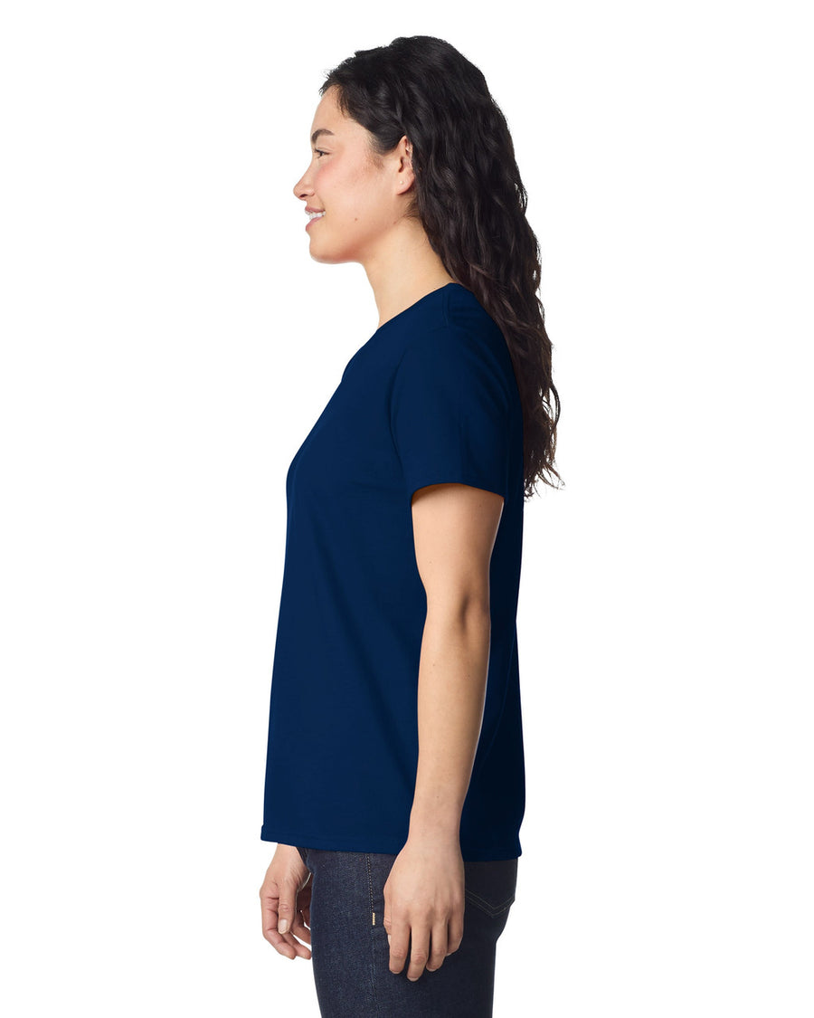 Gildan 2000L Women's Ultra Cotton T-Shirt - Navy - model side