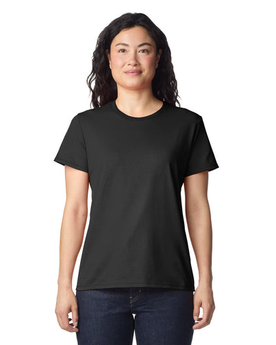 Gildan 2000L Women's Ultra Cotton T-Shirt - Black - model front