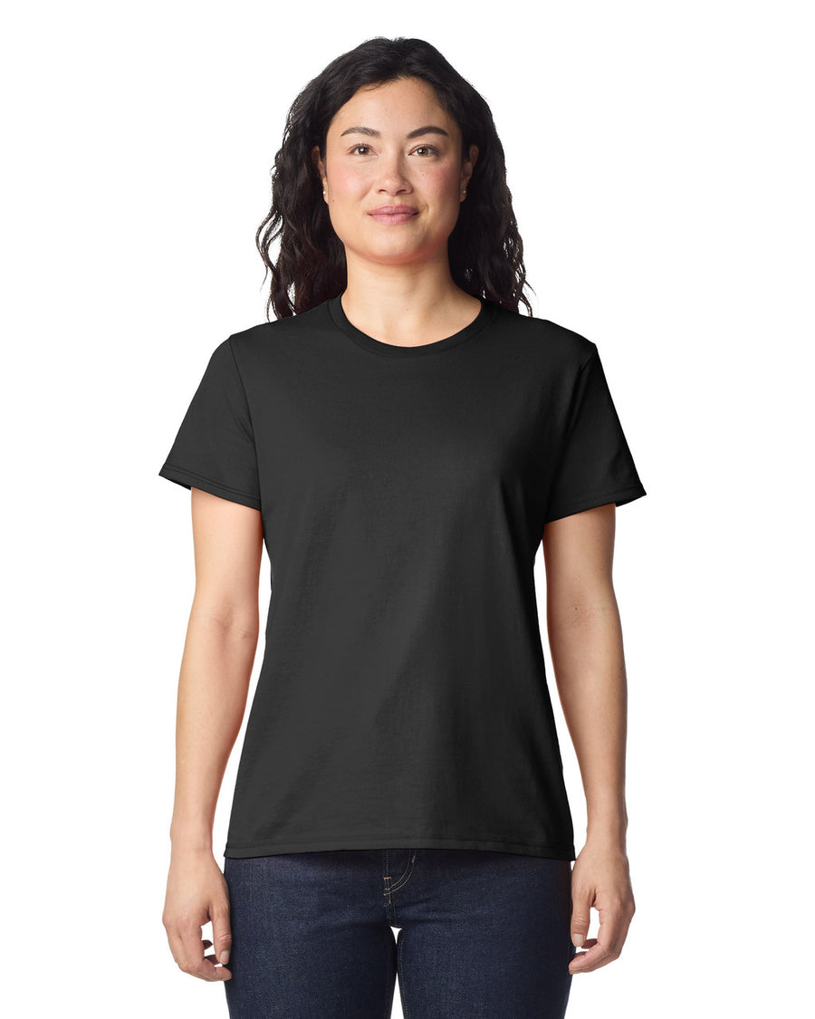 Gildan 2000L Women's Ultra Cotton T-Shirt - Black - model front
