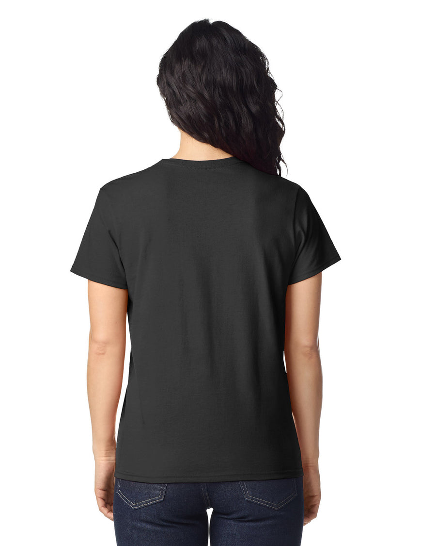 Gildan 2000L Women's Ultra Cotton T-Shirt - Black - model back