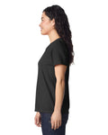 Gildan 2000L Women's Ultra Cotton T-Shirt - Black - model side