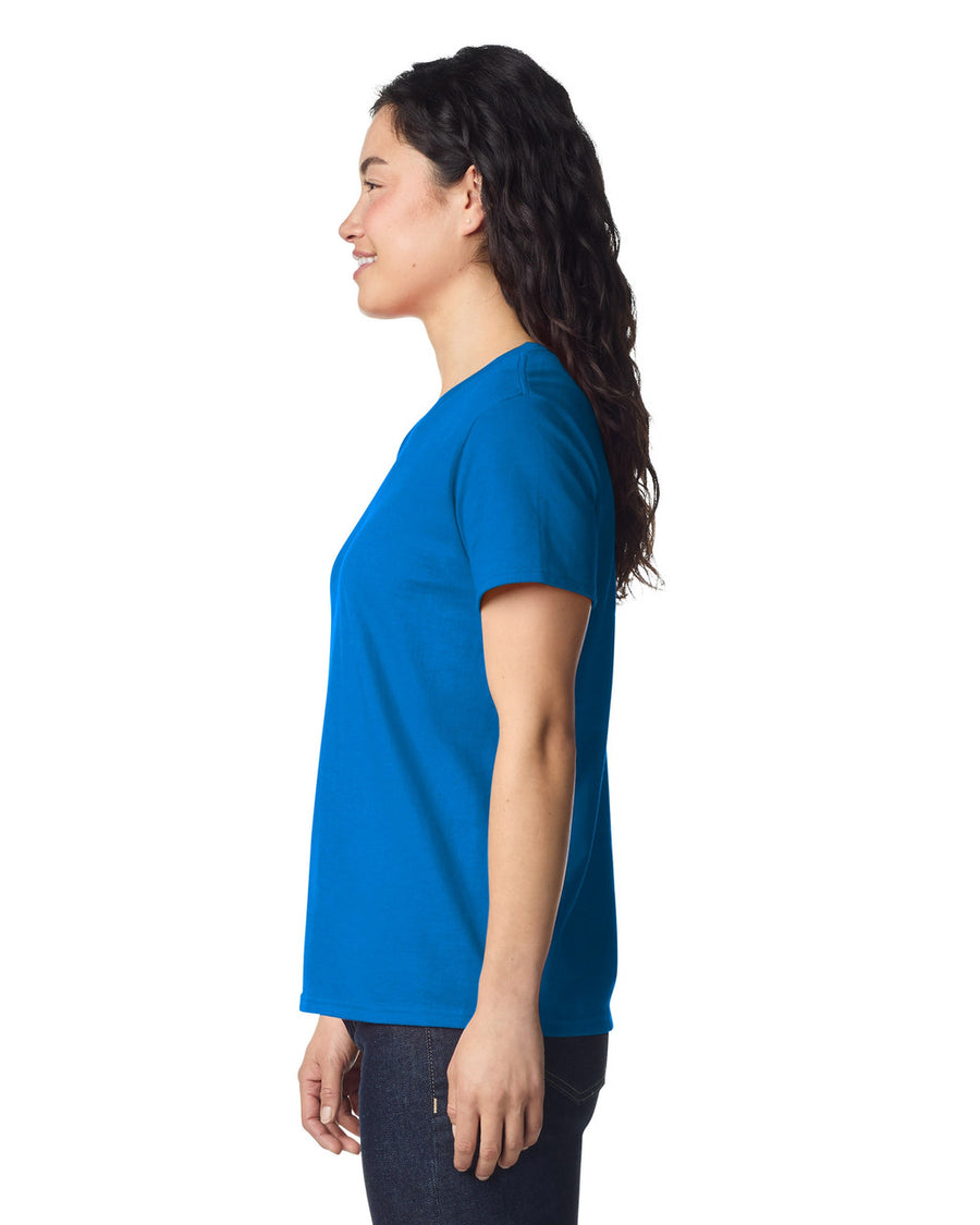 Gildan 2000L Women's Ultra Cotton T-Shirt - Royal - model side