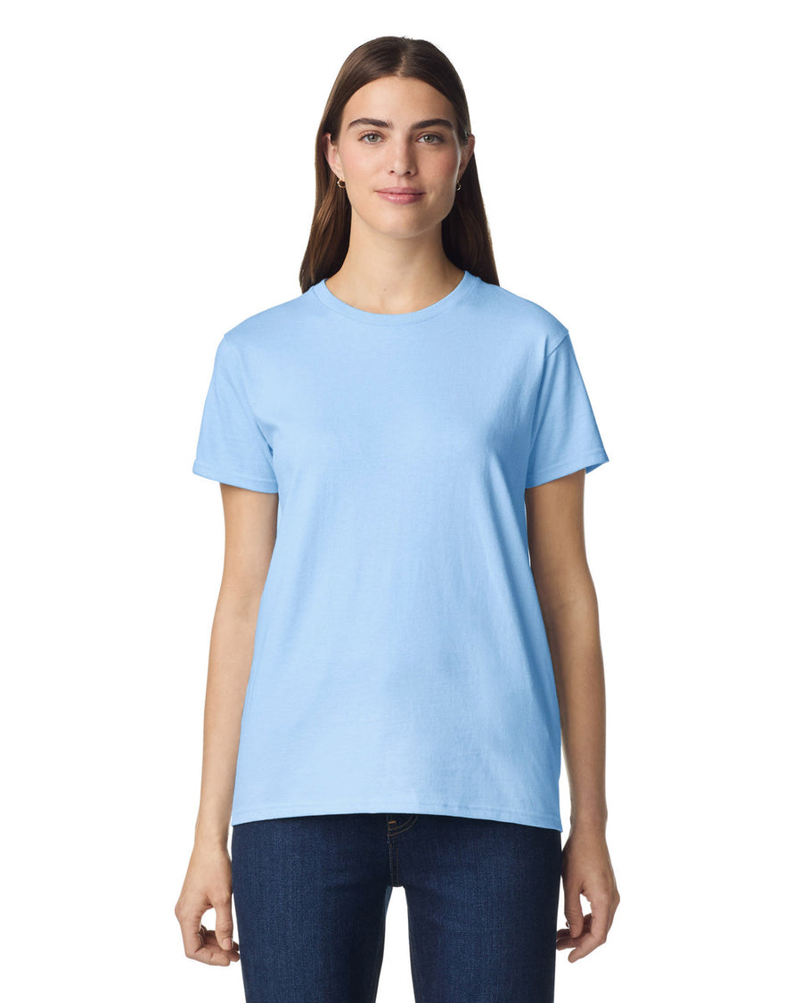 Gildan 2000L Women's Ultra Cotton T-Shirt - Light Blue - model front
