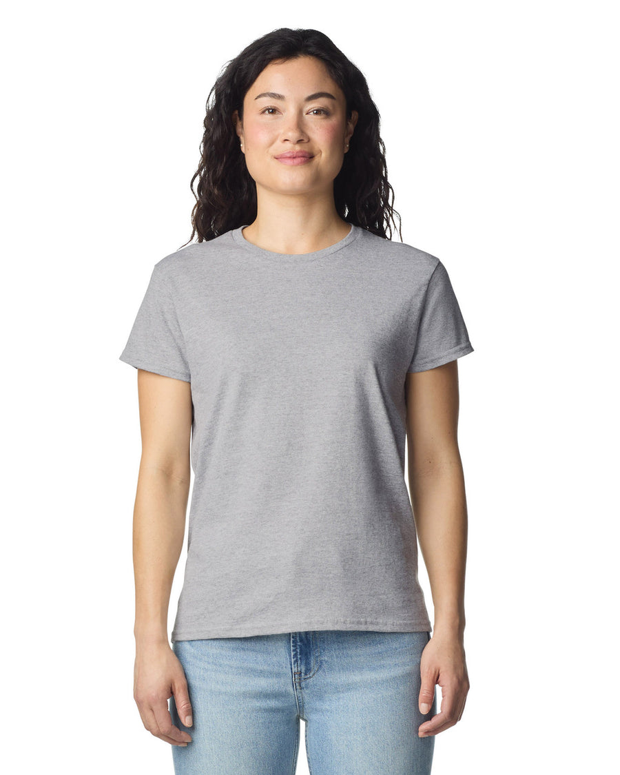 Gildan 2000L Women's Ultra Cotton T-Shirt - Sport Grey - model front