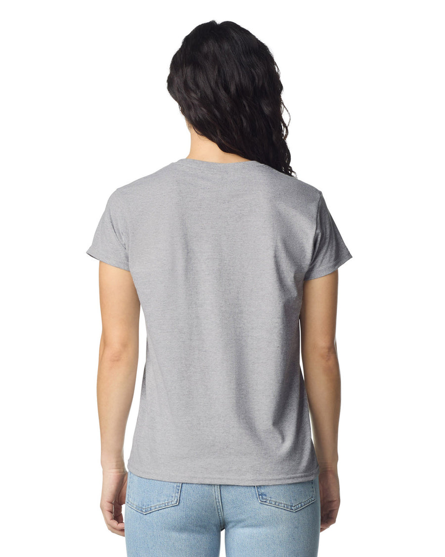 Gildan 2000L Women's Ultra Cotton T-Shirt - Sport Grey - model back