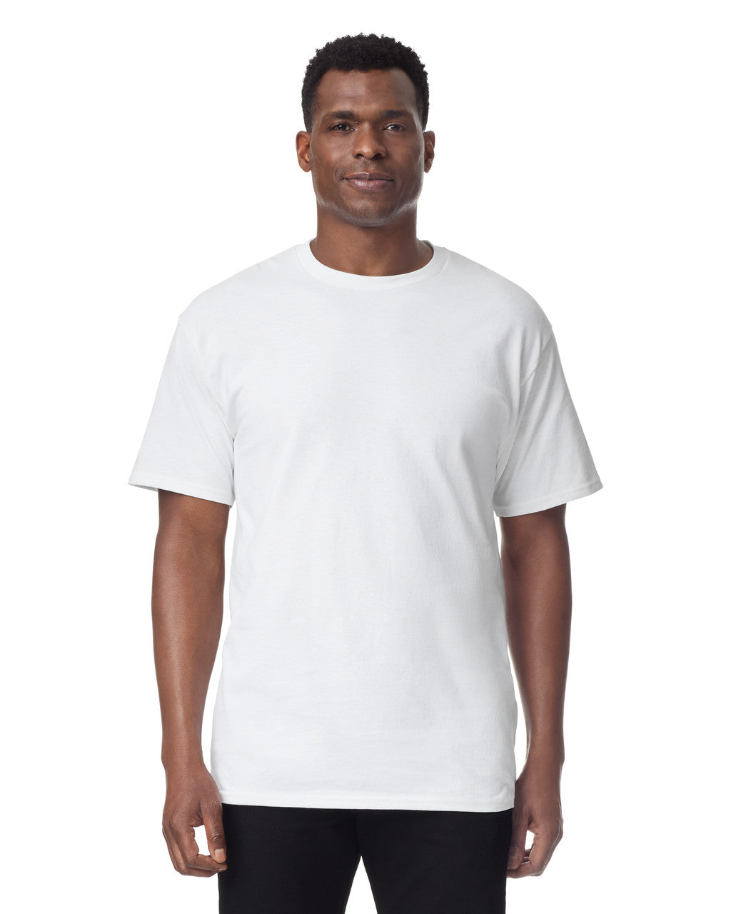 Gildan 2000T Men's Tall Ultra Cotton T-Shirt - White - model front