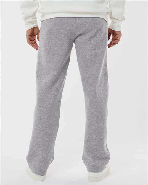 J. America 8992 Men's Premium Open-Bottom Sweatpants - Oxford - model back