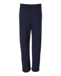 Jerzees 974MPR Unisex NuBlend Open-Bottom Sweatpants with Pockets - J. Navy - back