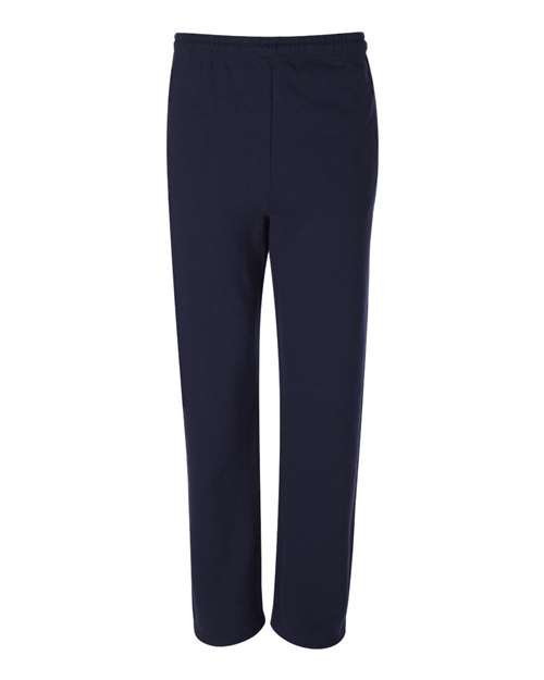 Jerzees 974MPR Unisex NuBlend Open-Bottom Sweatpants with Pockets - J. Navy - front