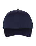 Valucap VC700 Foam Mesh-Back Trucker Cap - Navy/ Navy - front