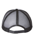 Valucap VC700 Foam Mesh-Back Trucker Cap - White/ Black - back