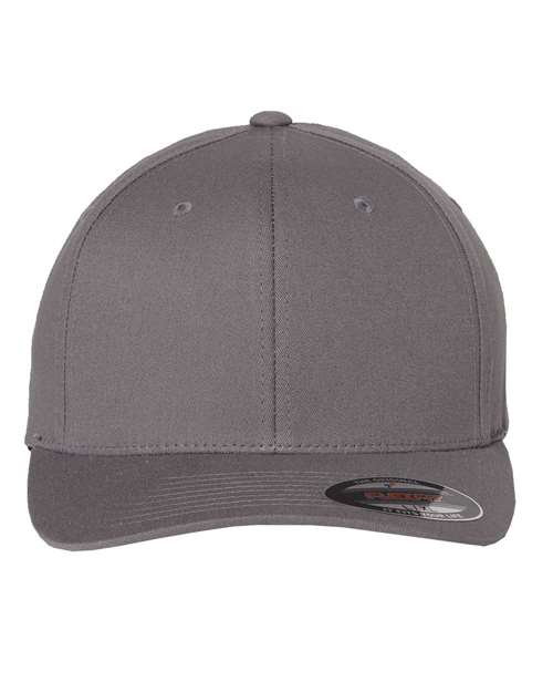 Flexfit 5001 V-Flexfit Cotton Twill Cap - Grey - front