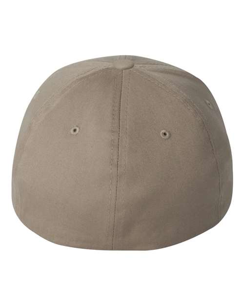 Flexfit 5001 V-Flexfit Cotton Twill Cap - Khaki - back