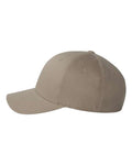 Flexfit 5001 V-Flexfit Cotton Twill Cap - Khaki - side