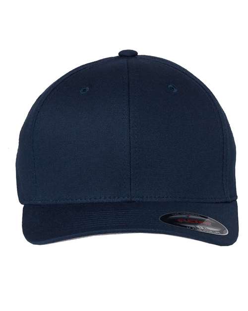 Flexfit 5001 V-Flexfit Cotton Twill Cap - Navy - front