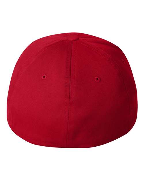 Flexfit 5001 V-Flexfit Cotton Twill Cap - Red - back