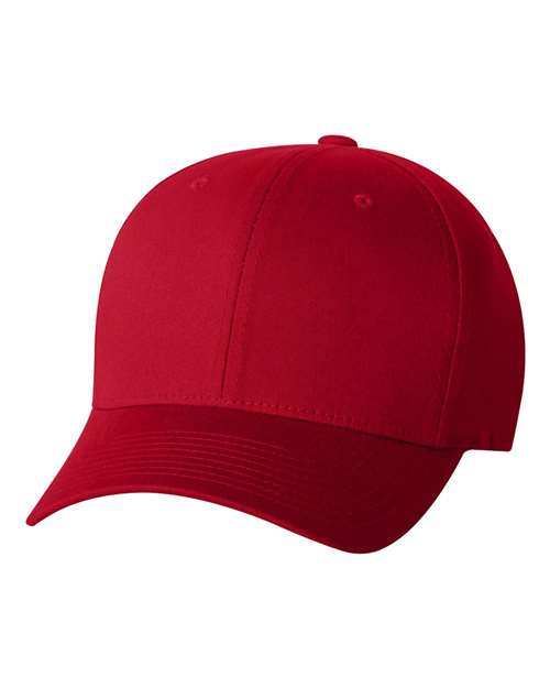 Flexfit 5001 V-Flexfit Cotton Twill Cap - Red - front