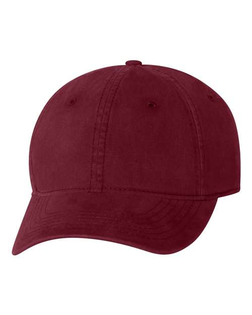 Valucap AH35 Unstructured Cap - Maroon - front