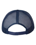 Valucap VC400 Mesh-Back Twill Trucker Cap - Navy - back