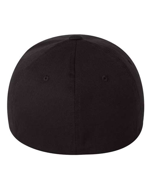 Flexfit 6277 Cotton Blend Cap - Black - back