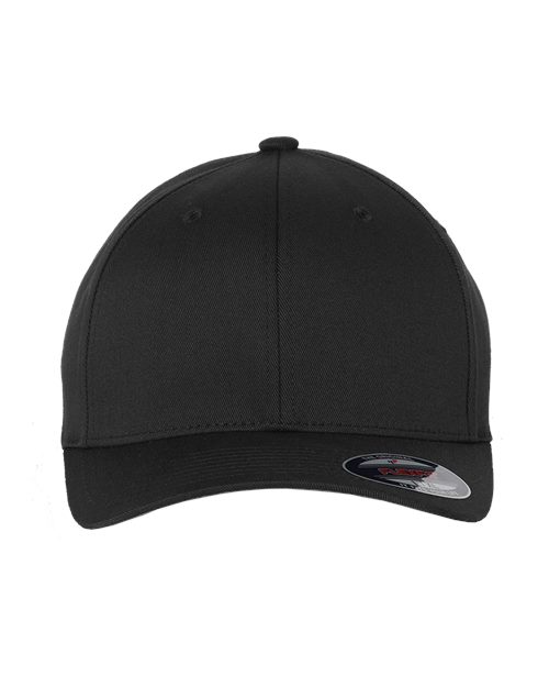 Flexfit 6277 Cotton Blend Cap - Black - front