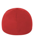 Flexfit 6277 Cotton Blend Cap - Red - back