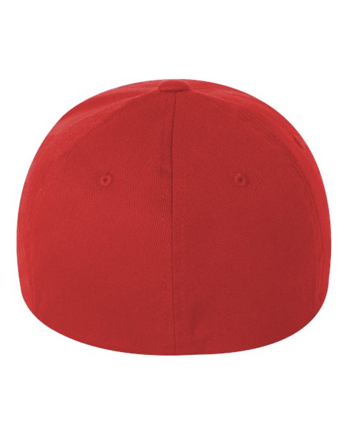 Flexfit 6277 Cotton Blend Cap - Red - back