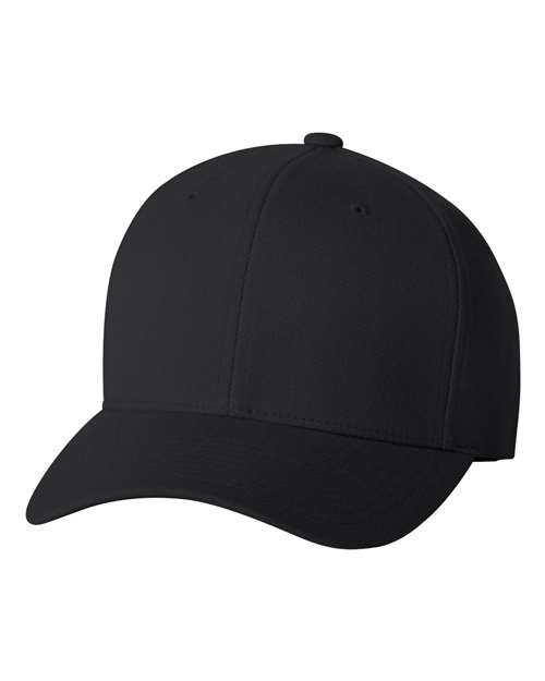 Flexfit 6477 Wool-Blend Cap - Black - front