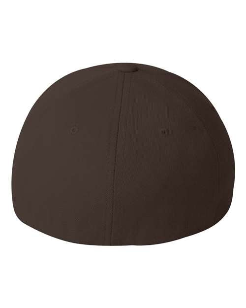 Flexfit 6477 Wool-Blend Cap - Brown - back