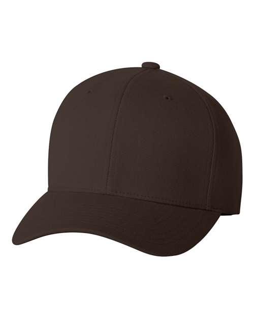 Flexfit 6477 Wool-Blend Cap - Brown - front
