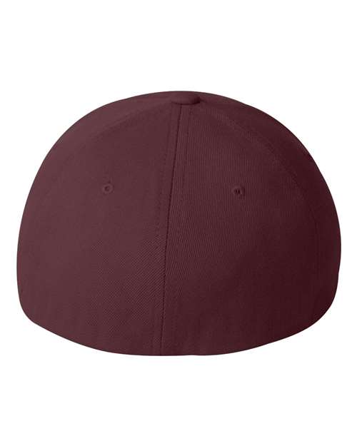 Flexfit 6477 Wool-Blend Cap - Maroon - back