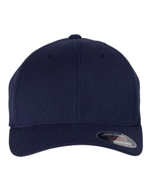 Flexfit 6477 Wool-Blend Cap - Navy - front