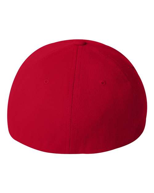 Flexfit 6477 Wool-Blend Cap - Red - back