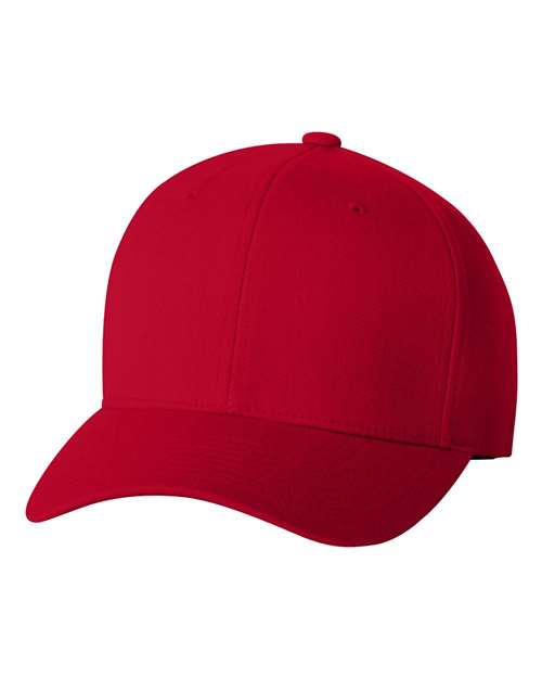 Flexfit 6477 Wool-Blend Cap - Red - front