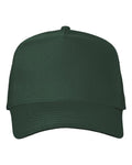Valucap 8869 Five-Panel Twill Cap - Forest - front
