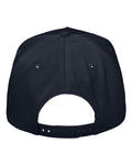 Valucap 8869 Five-Panel Twill Cap - Navy - back