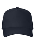 Valucap 8869 Five-Panel Twill Cap - Navy - front