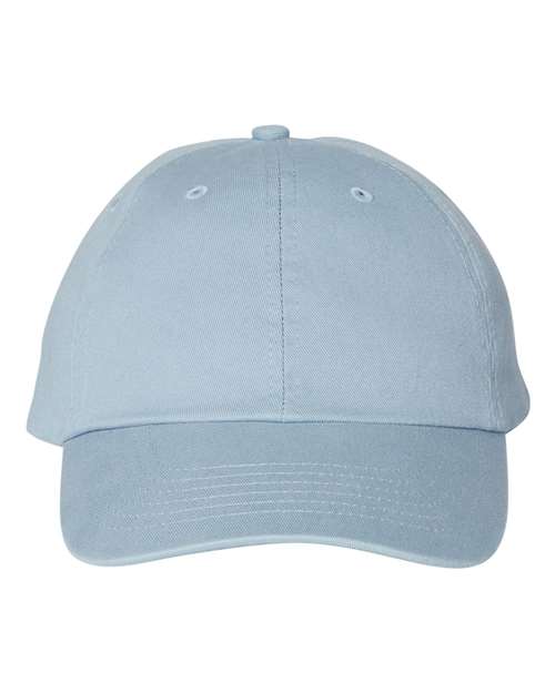 Valucap VC300A Bio-Washed Classic Dad Hat - Baby Blue - front