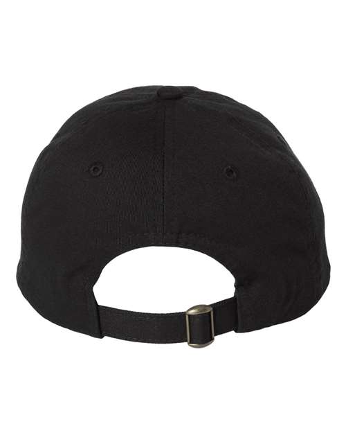 Valucap VC300A Bio-Washed Classic Dad Hat - Black - back