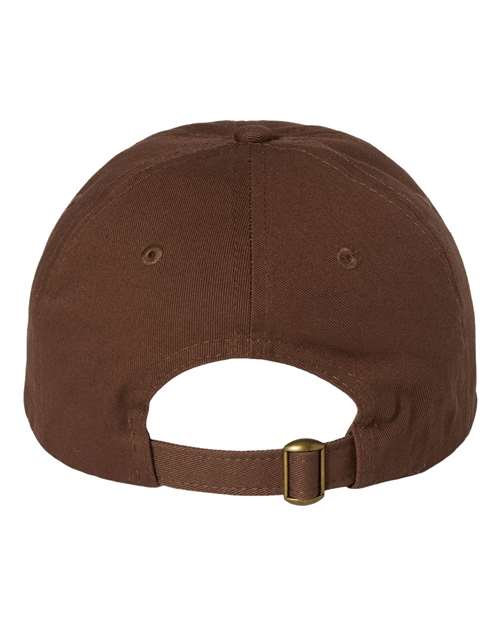 Valucap VC300A Bio-Washed Classic Dad Hat - Brown - back