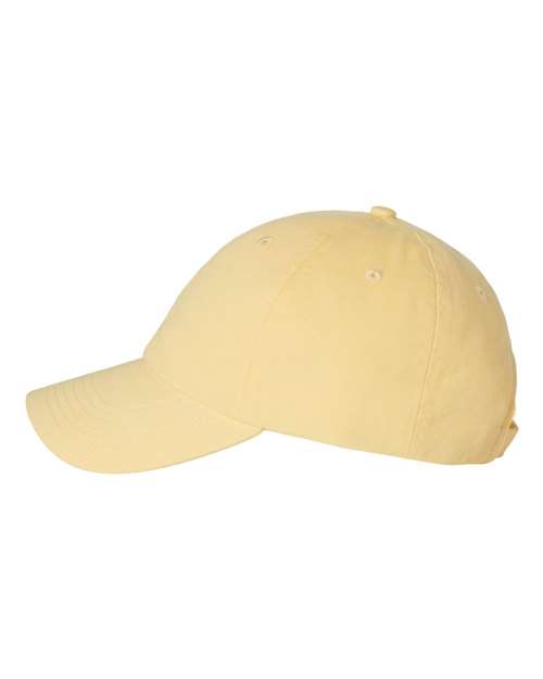 Valucap VC300A Bio-Washed Classic Dad Hat - Butter - side