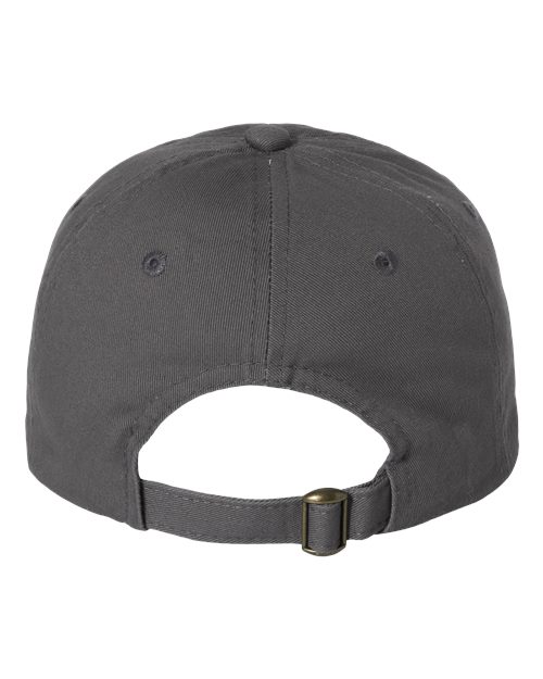 Valucap VC300A Bio-Washed Classic Dad Hat - Charcoal - back