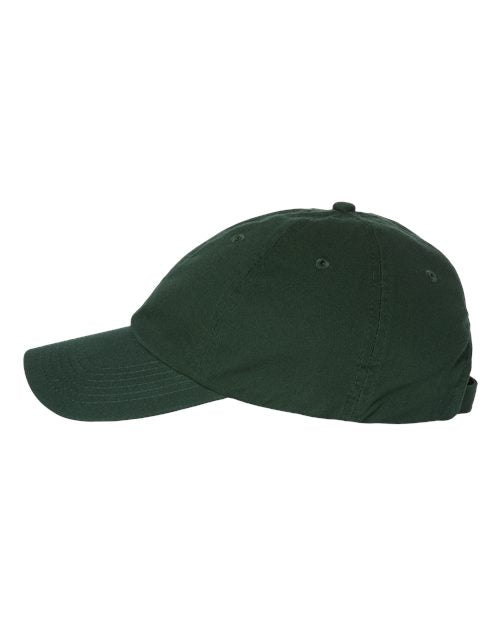 Valucap VC300A Bio-Washed Classic Dad Hat - Forest Green - side
