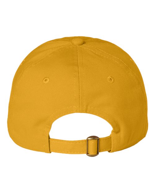 Valucap VC300A Bio-Washed Classic Dad Hat - Gold - back