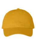 Valucap VC300A Bio-Washed Classic Dad Hat - Gold - front