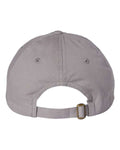 Valucap VC300A Bio-Washed Classic Dad Hat - Grey - back