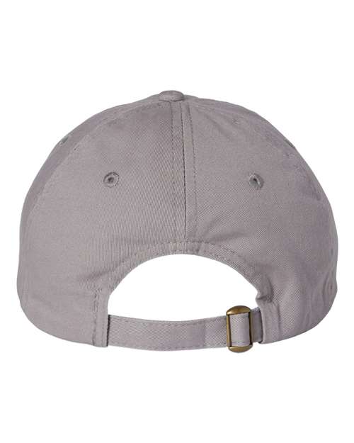 Valucap VC300A Bio-Washed Classic Dad Hat - Grey - back