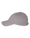 Valucap VC300A Bio-Washed Classic Dad Hat - Grey - side