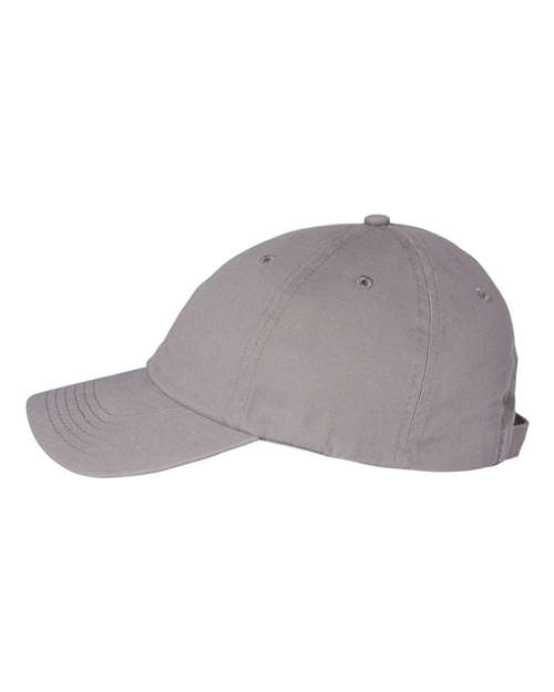 Valucap VC300A Bio-Washed Classic Dad Hat - Grey - side